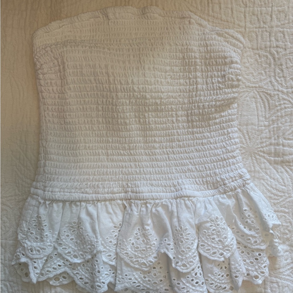 Elegant White tube top